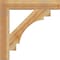 Ekena Millwork Merced Block Rough Sawn Bracket, Western Red Cedar, 4"W x 26"D x 26"H BKT04X26X26MRC05RWR - alternate 4